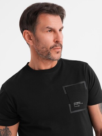T-Shirt Ombre en noir