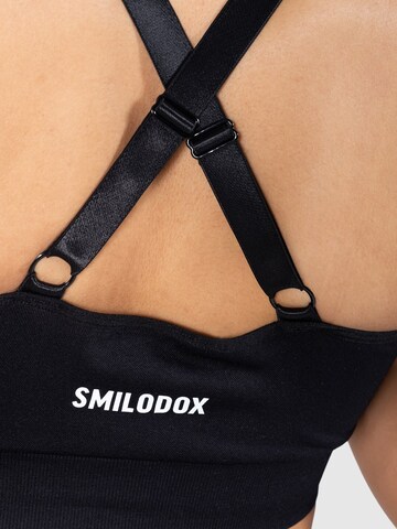 Bustier Soutien-gorge de sport 'Chloe' Smilodox en noir