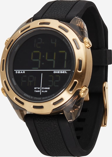 DIESEL Uhr 'Crusher' in gold / schwarz, Produktansicht
