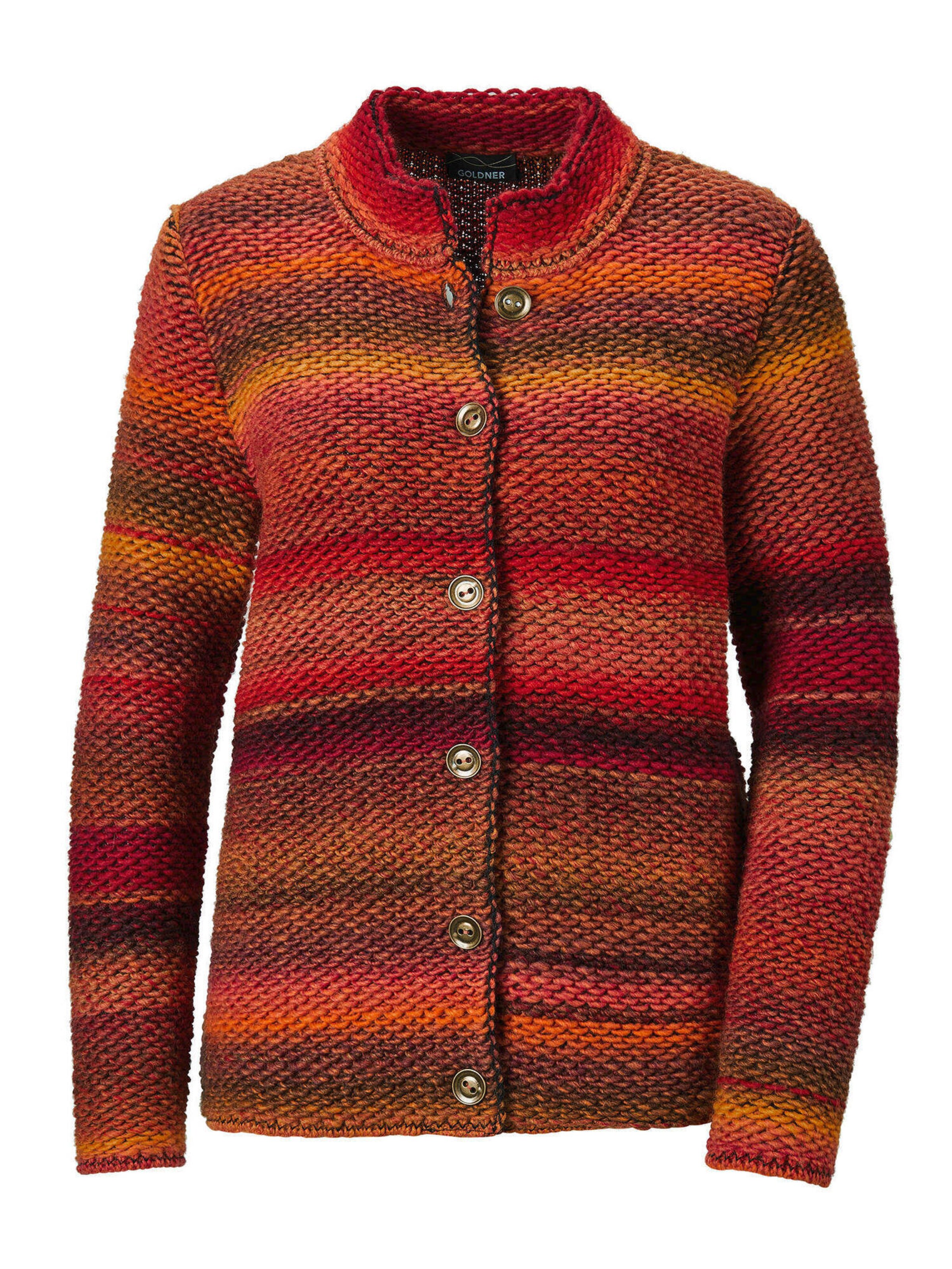 Cardigan Goldner en rouge : devant