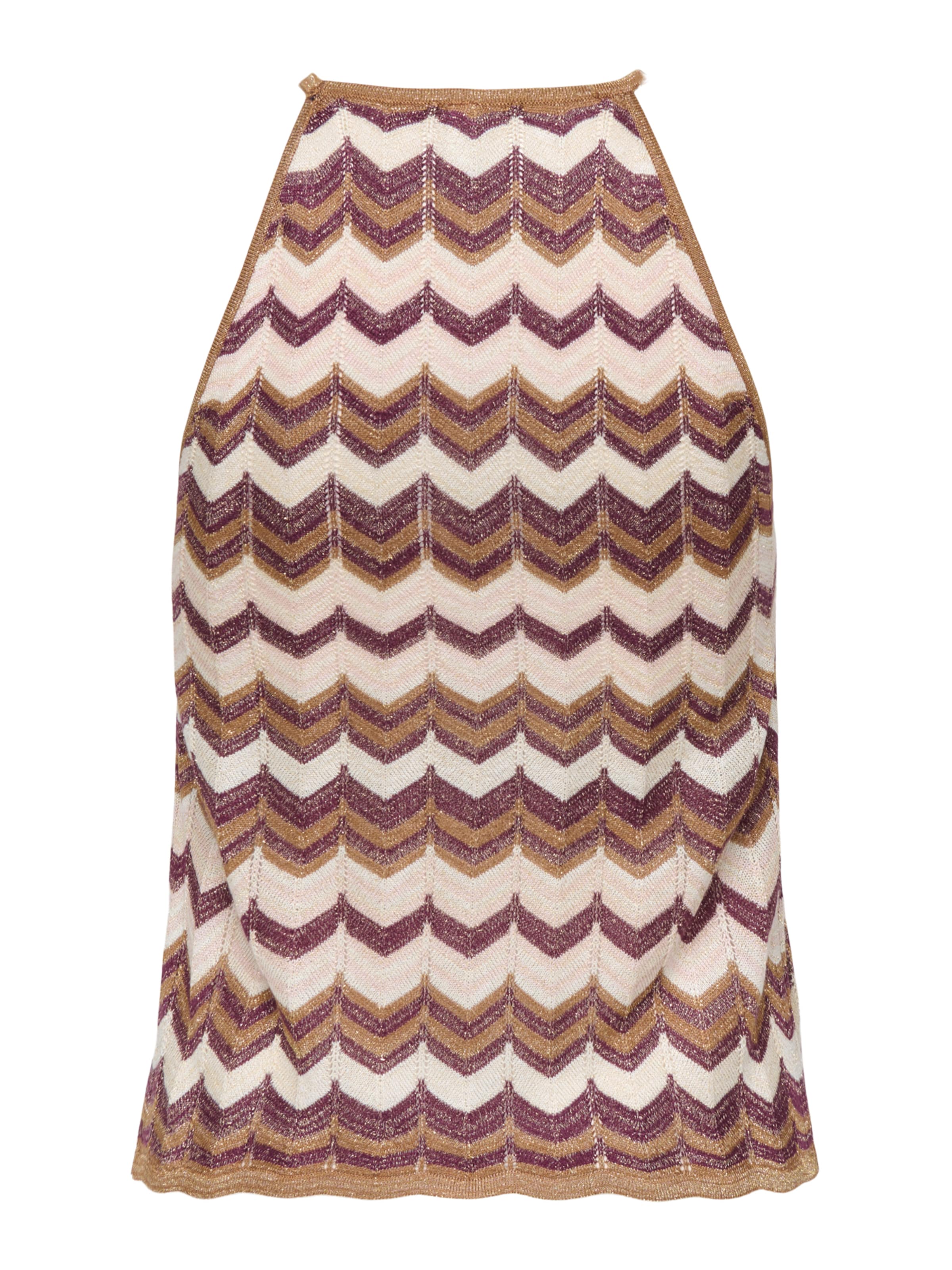 ONLY - Top de malha 'ONLASTER' em castanho