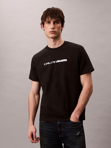 T-Shirt '20S' Calvin Klein Jeans en noir