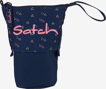 Satch Tasche 'Federmäppchen Pencil Slider' in Blau: Vorderseite