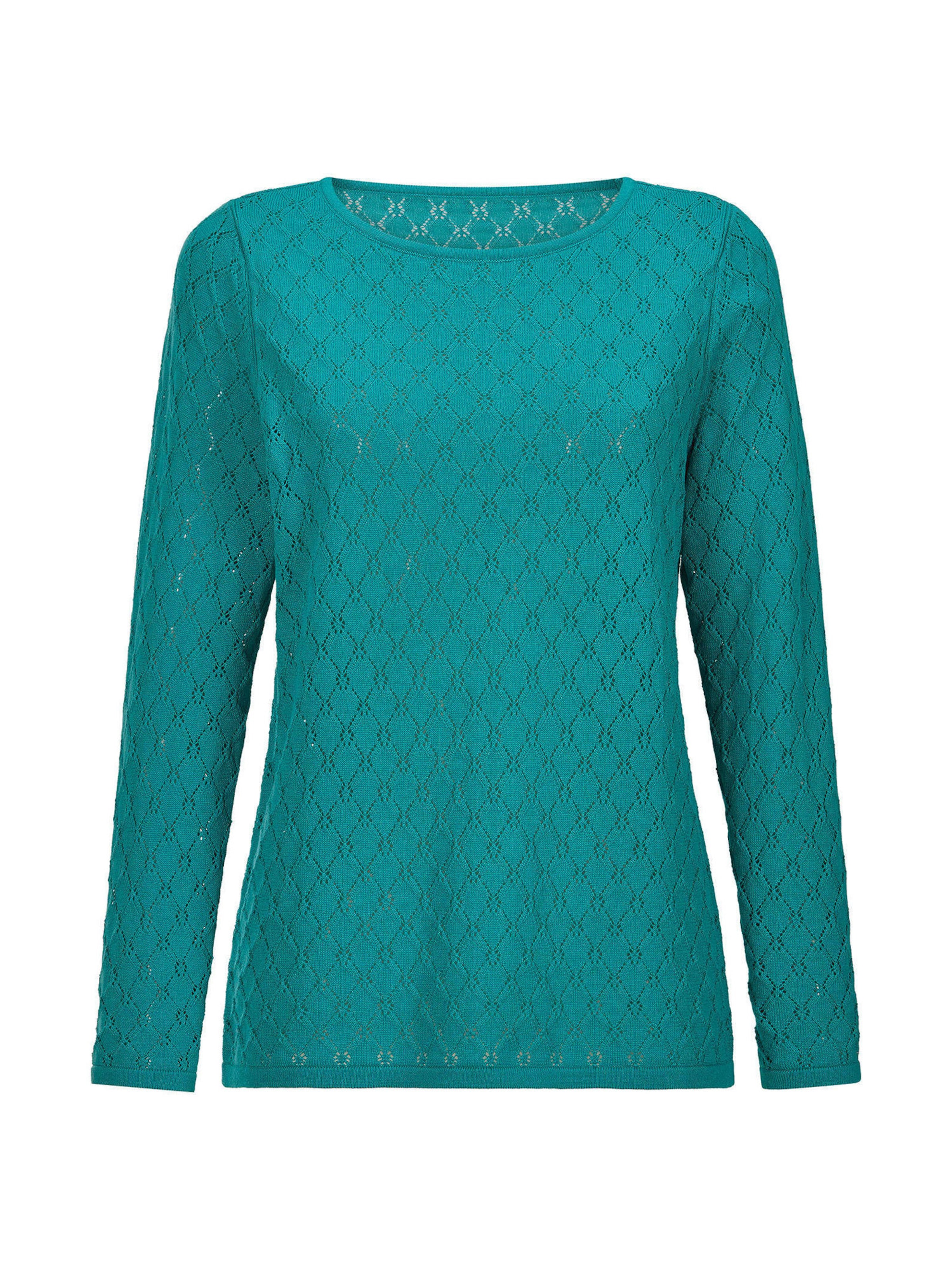 Goldner Pull-over en émeraude, Vue avec produit