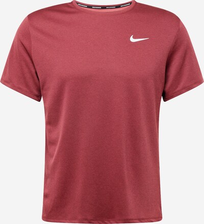 NIKE Camiseta funcional 'Miler' en rojo cereza / negro / blanco, Vista del producto