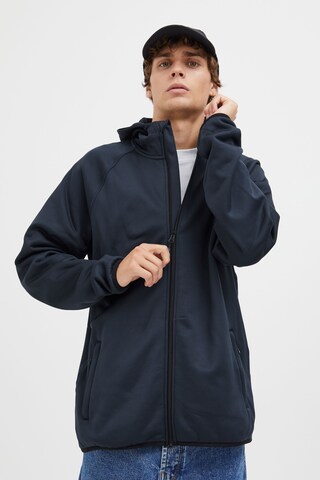 North Bend Fleecejacke 'Bartos' in Blau: Vorderseite