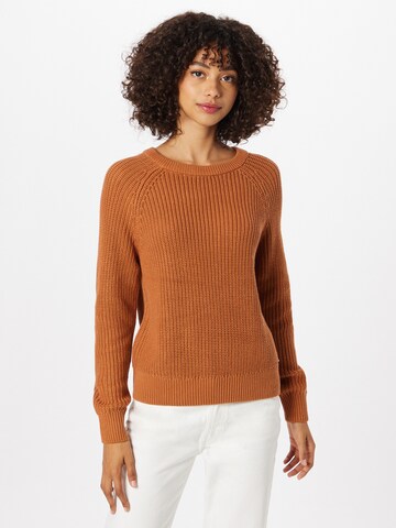 TOM TAILOR DENIM Sweater in Orange: front