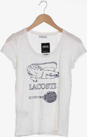 Lacoste Sport Top & Shirt in M in White: front