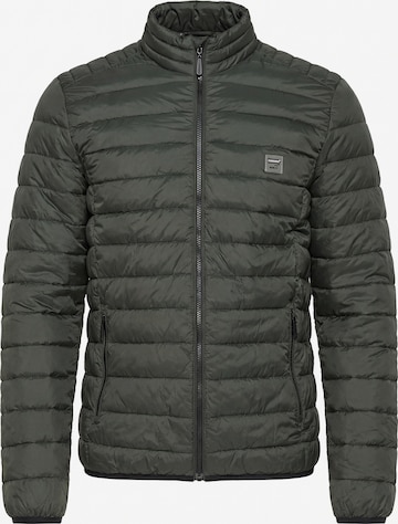 Carrera Jeans Outdoorjacke 'Upright-Collar' in Grün: Vorderseite