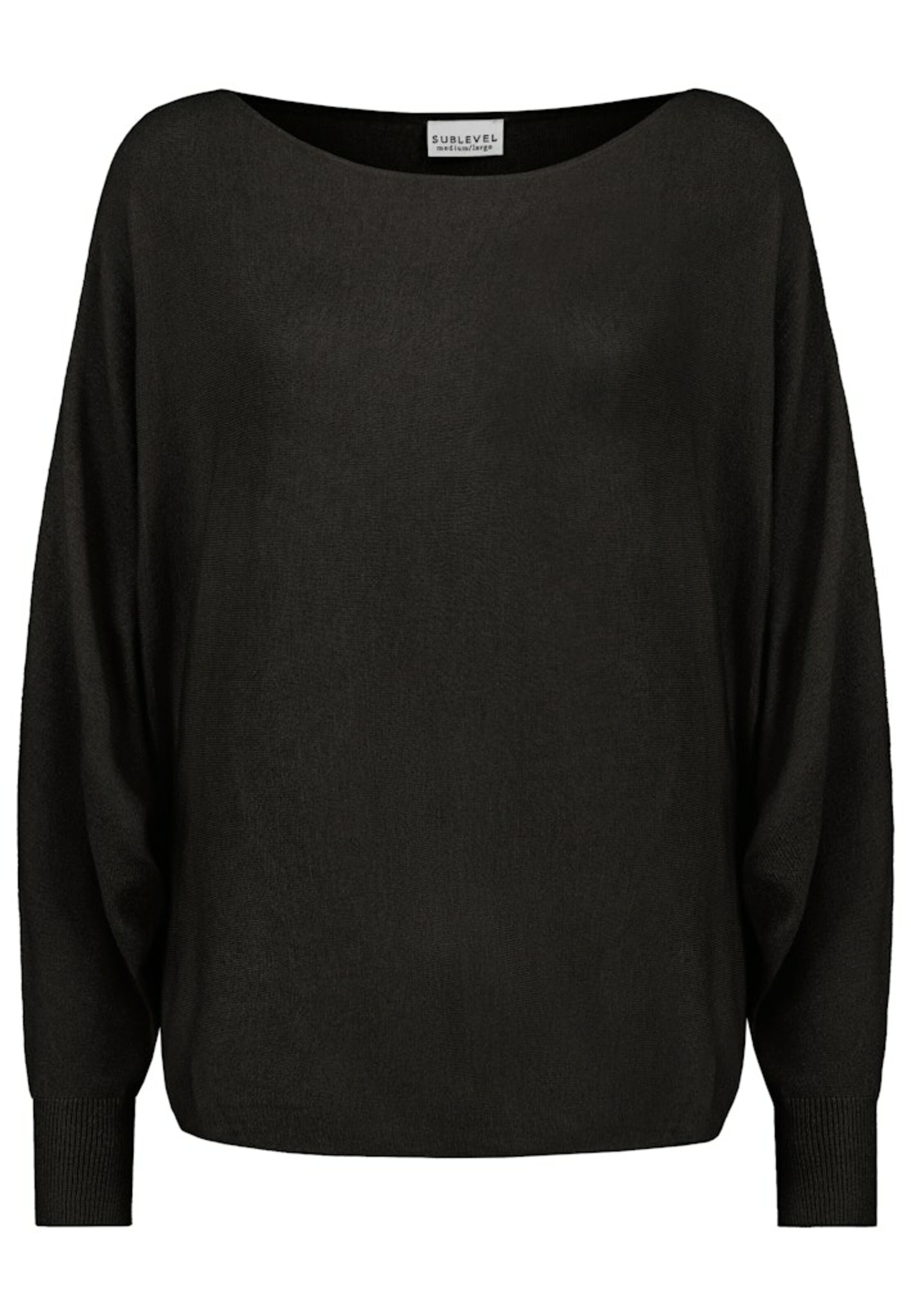 Authentic Style Pullover in Schwarz: Vorderseite