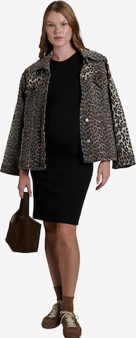 Robe LYN MAMA en noir : devant