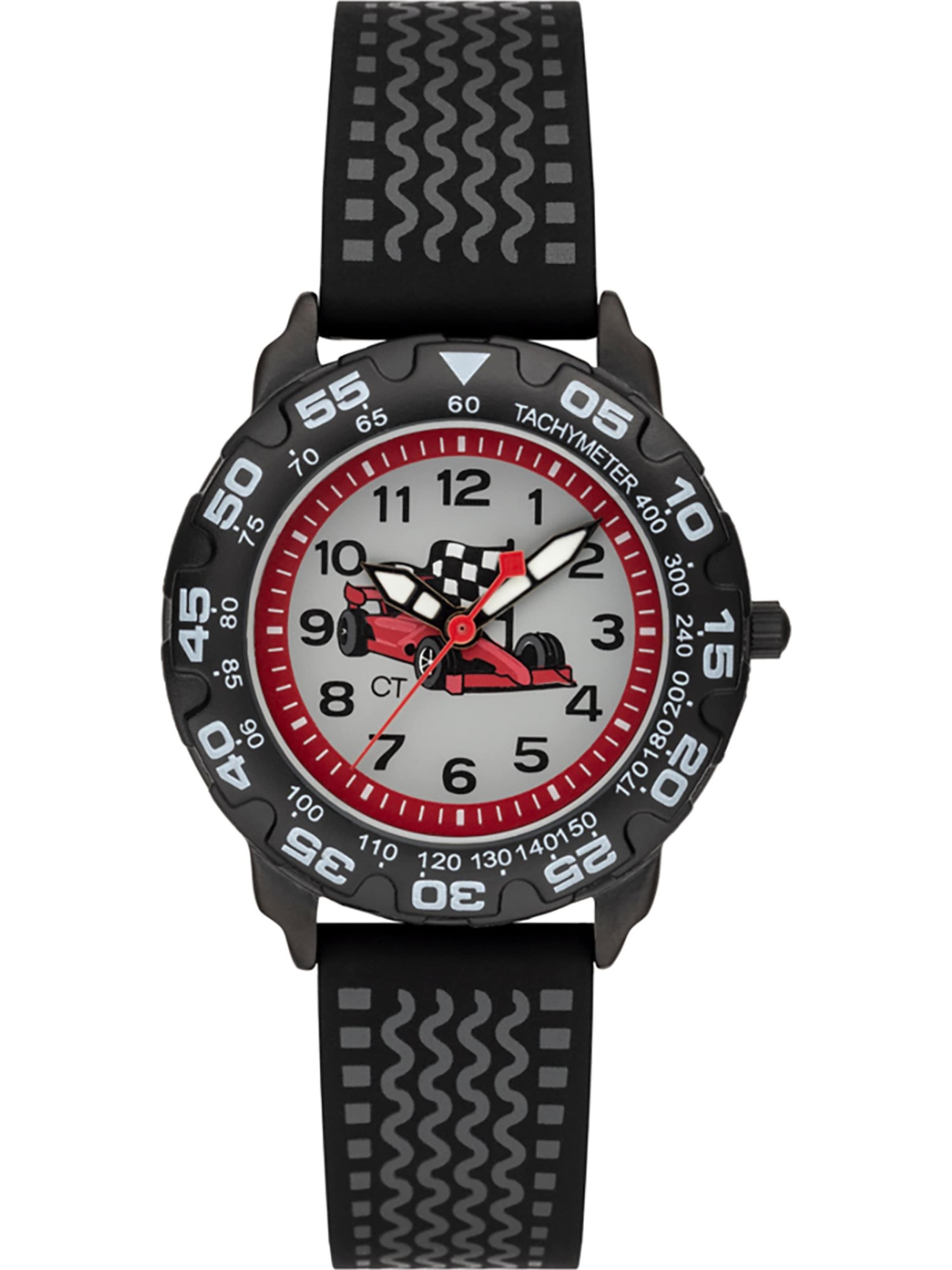 Cool Time Uhr in Schwarz: Vorderseite