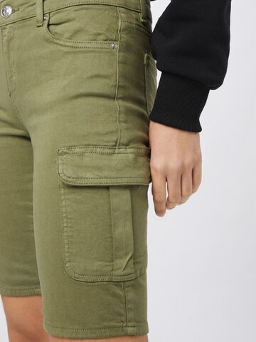 Skinny Jeans cargo 'Missouri' di ONLY in verde