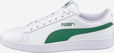 PUMA Zemie brīvā laika apavi 'Smash V2', krāsa - zaļš / balts, Preces skats