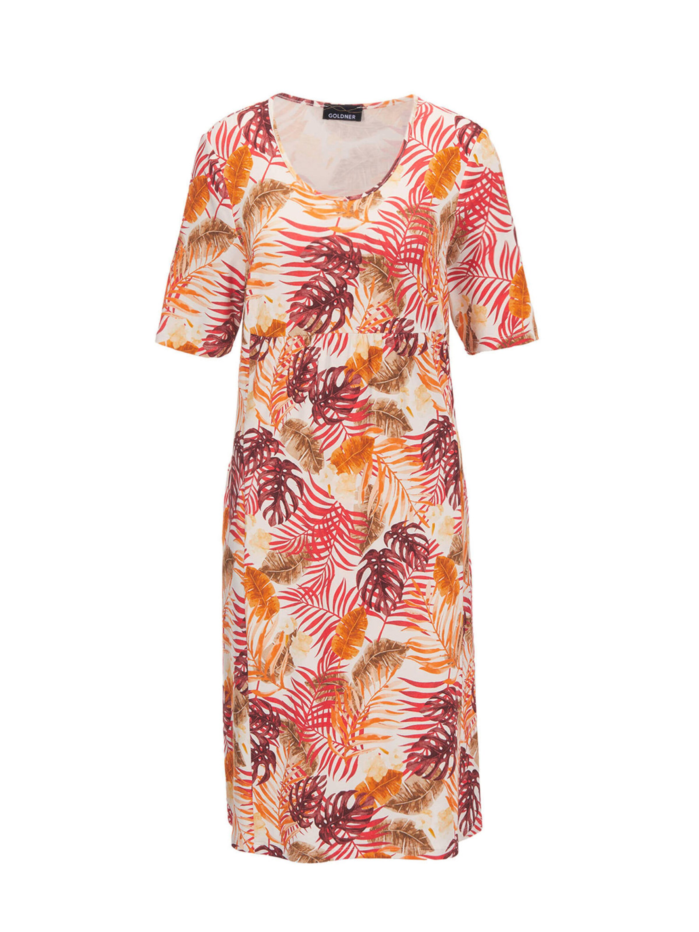 Goldner Kleid in Rot: Vorderseite