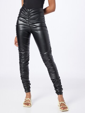 Femme Luxe - Skinny Leggings 'CORA' en negro: frente