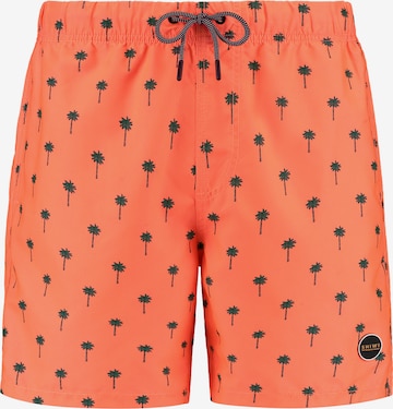 Shorts de bain Shiwi en orange : devant