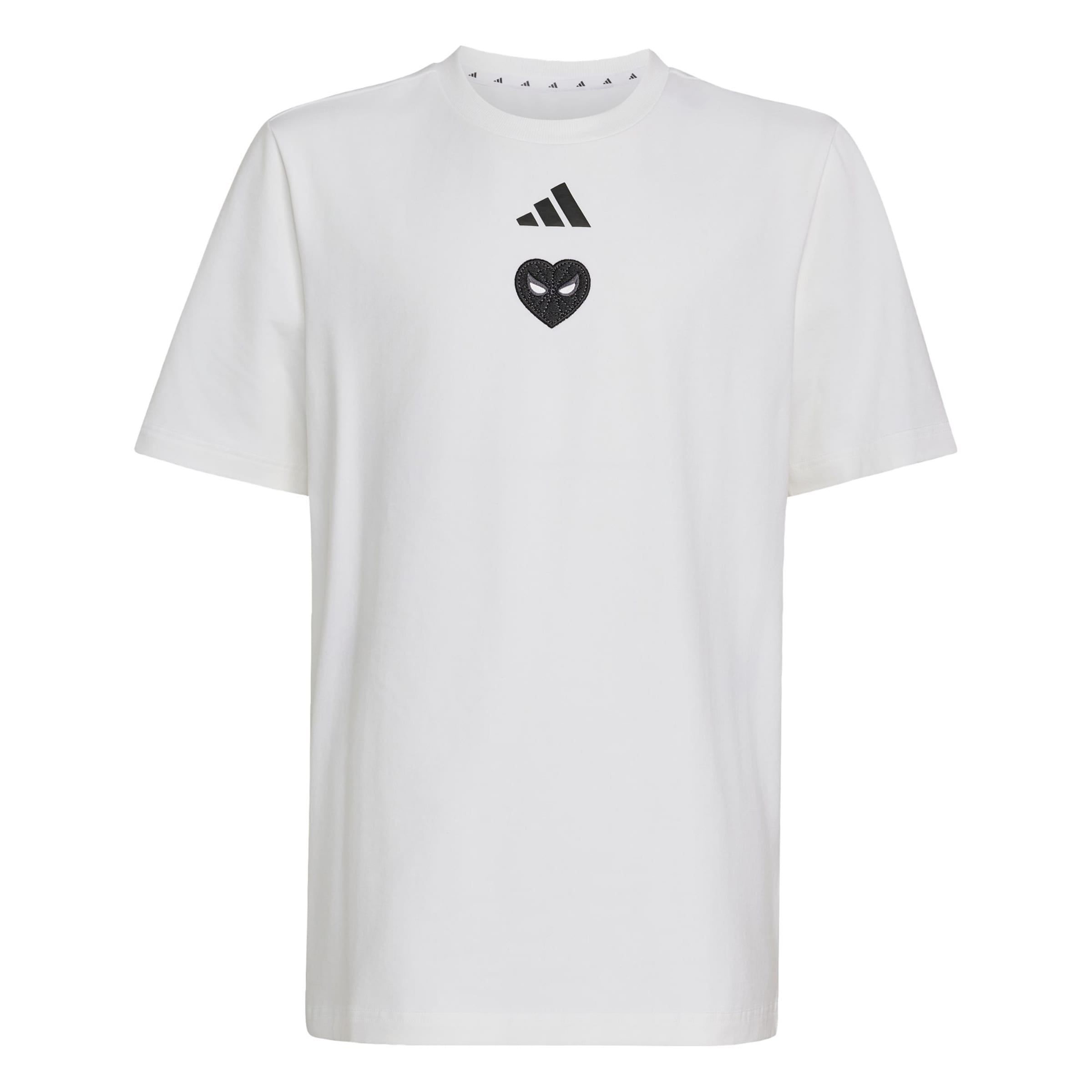 ADIDAS SPORTSWEAR - Camisa funcionais 'Marvel Spider-Man ' em branco: frente