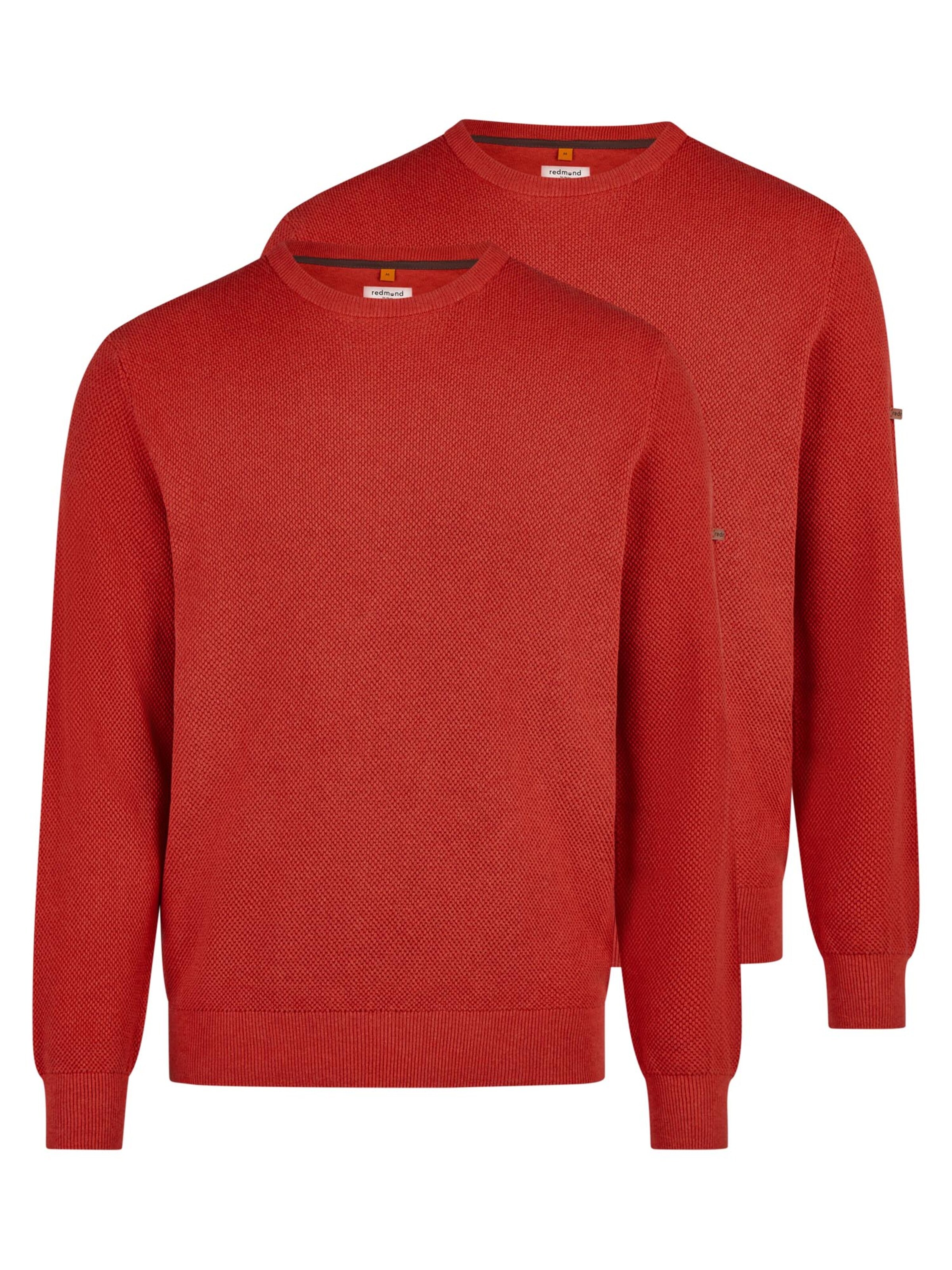 redmond Sweater 'Basic' in Red: front