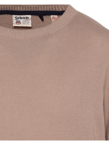 Pull-over Schott NYC en beige