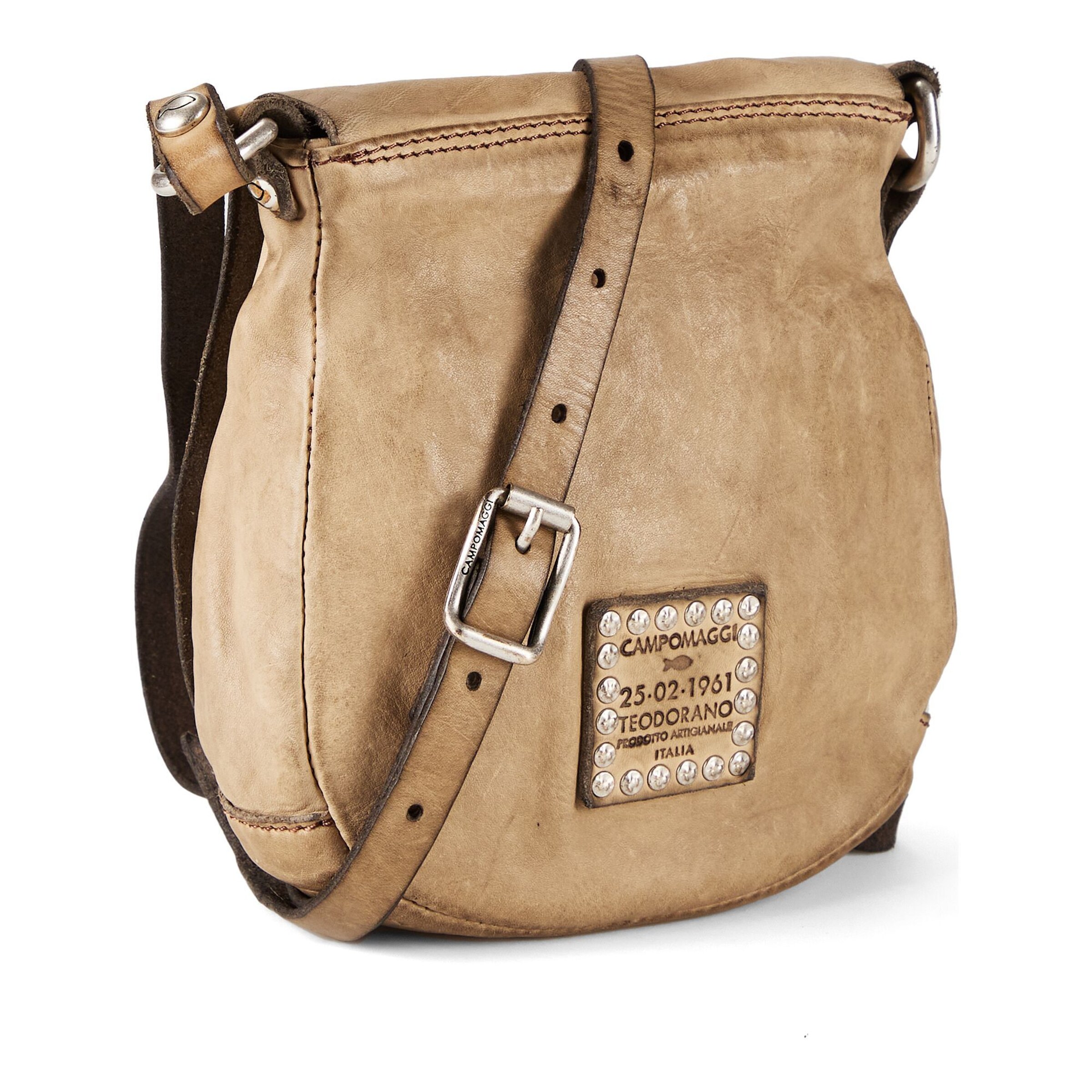 Borsa a tracolla 'Glada' di Campomaggi in marrone