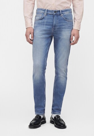 BOSS - Slimfit Calças de ganga em azul: frente