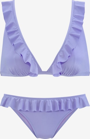 s.Oliver Triangel Bikini i lilla: forside