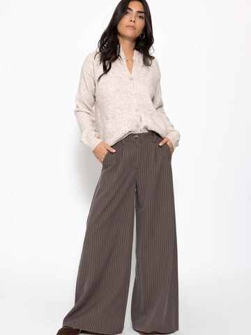 SASSYCLASSY Strickjacke‌ in Grau