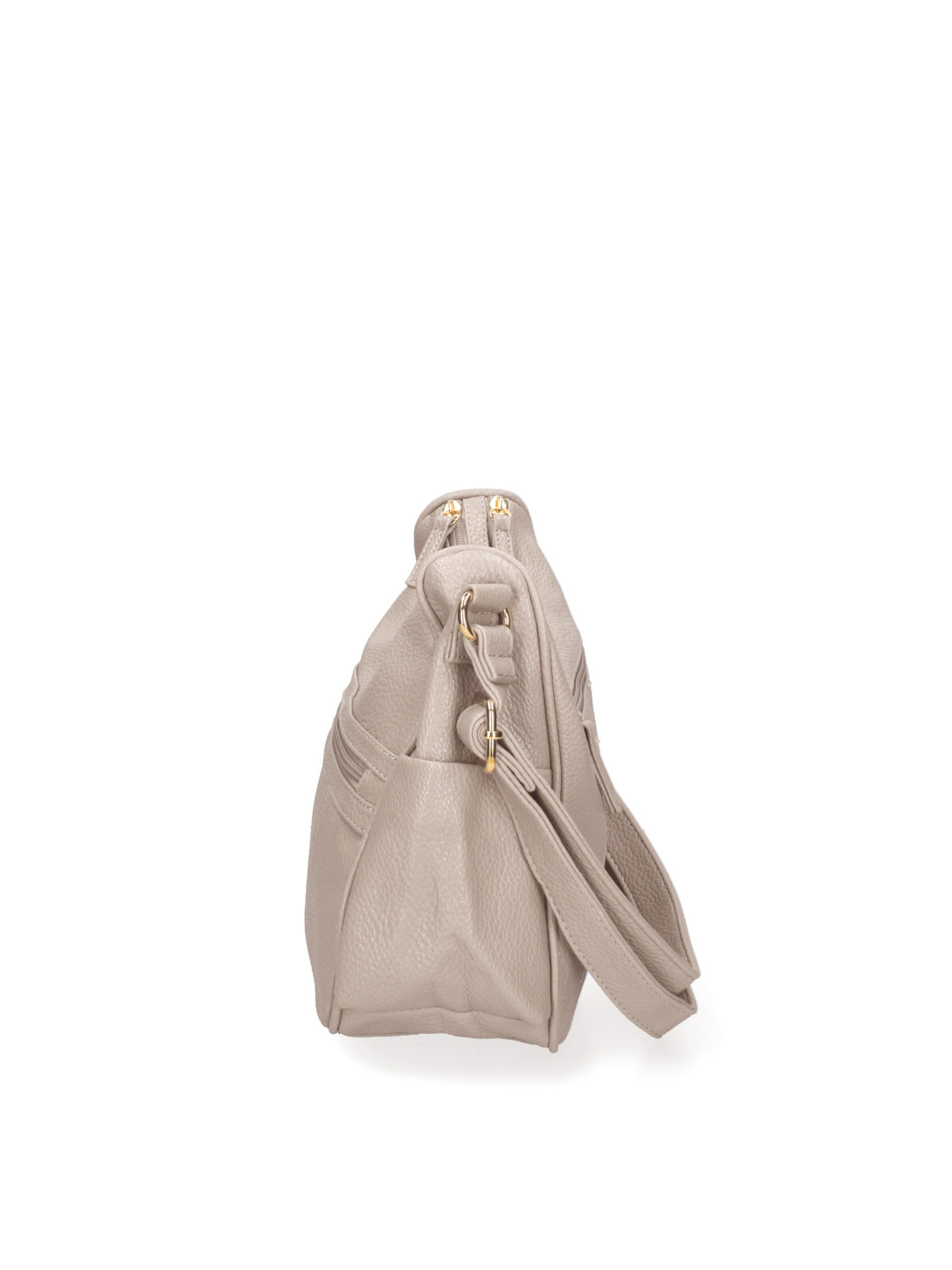 Borsa a tracolla 'Borsa a Tracolla Donna B Cavalli Ecopelle Zip Tasche Multiple 28x24cm' di B. Cavalli in beige