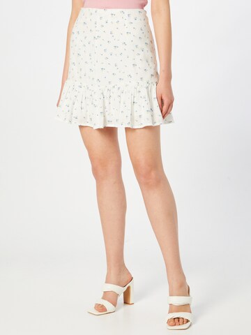 NA-KD Skirt in White: front