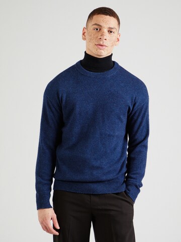 Only & Sons Pulover 'ONSPABLO' | modra barva: sprednja stran