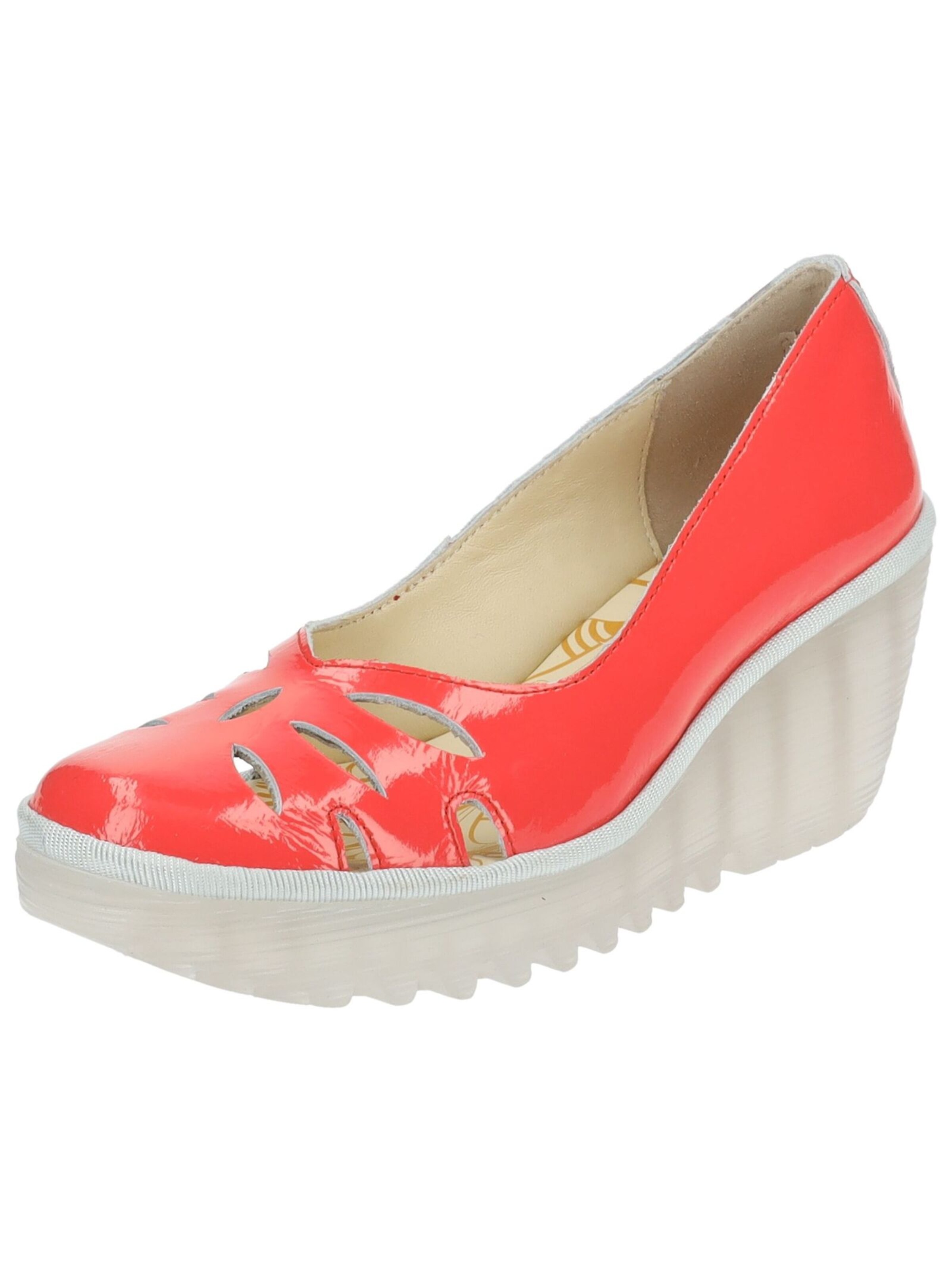 FLY LONDON Pumps in Red: front