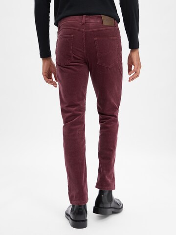 Nils Sundström Regular Pants ' Aiden ' in Purple