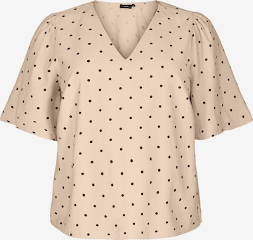 ZizziBluza 'Mdot' - bež boja: prednji dio