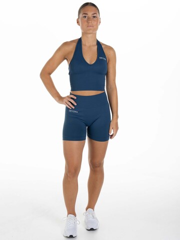Divina Bustier Sport bh 'Sleek' in Blauw