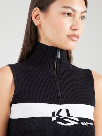 KARL LAGERFELD JEANS Top in Schwarz