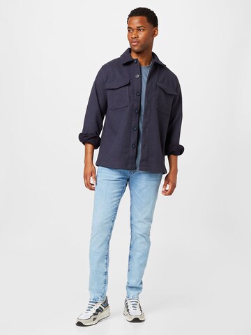 Springfield - Chaqueta de entretiempo en azul
