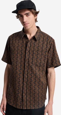 QUIKSILVER Shirt 'Horizons' in Brown: front