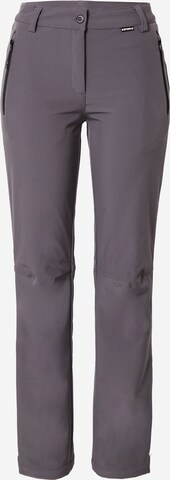 regular Pantaloni sportivi di ICEPEAK in grigio: frontale