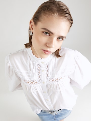 Emily Van Den Bergh Bluse i hvid