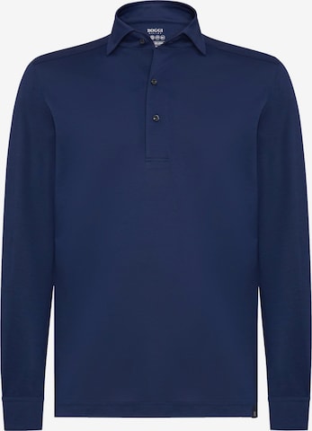 Boggi Milano Regular fit Shirt in Blauw: voorkant