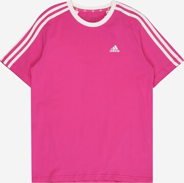 ADIDAS SPORTSWEAR Функциональная футболка 'Essentials' в Ярко-розовый: спереди