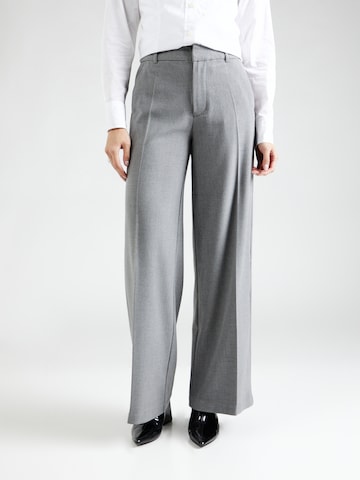 GAP Zvonové kalhoty Kalhoty s puky – šedá: přední strana