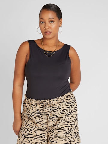 ONLY Carmakoma Top 'CAREA' in Black: front