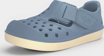 Claquettes / Tongs IGOR en bleu : devant
