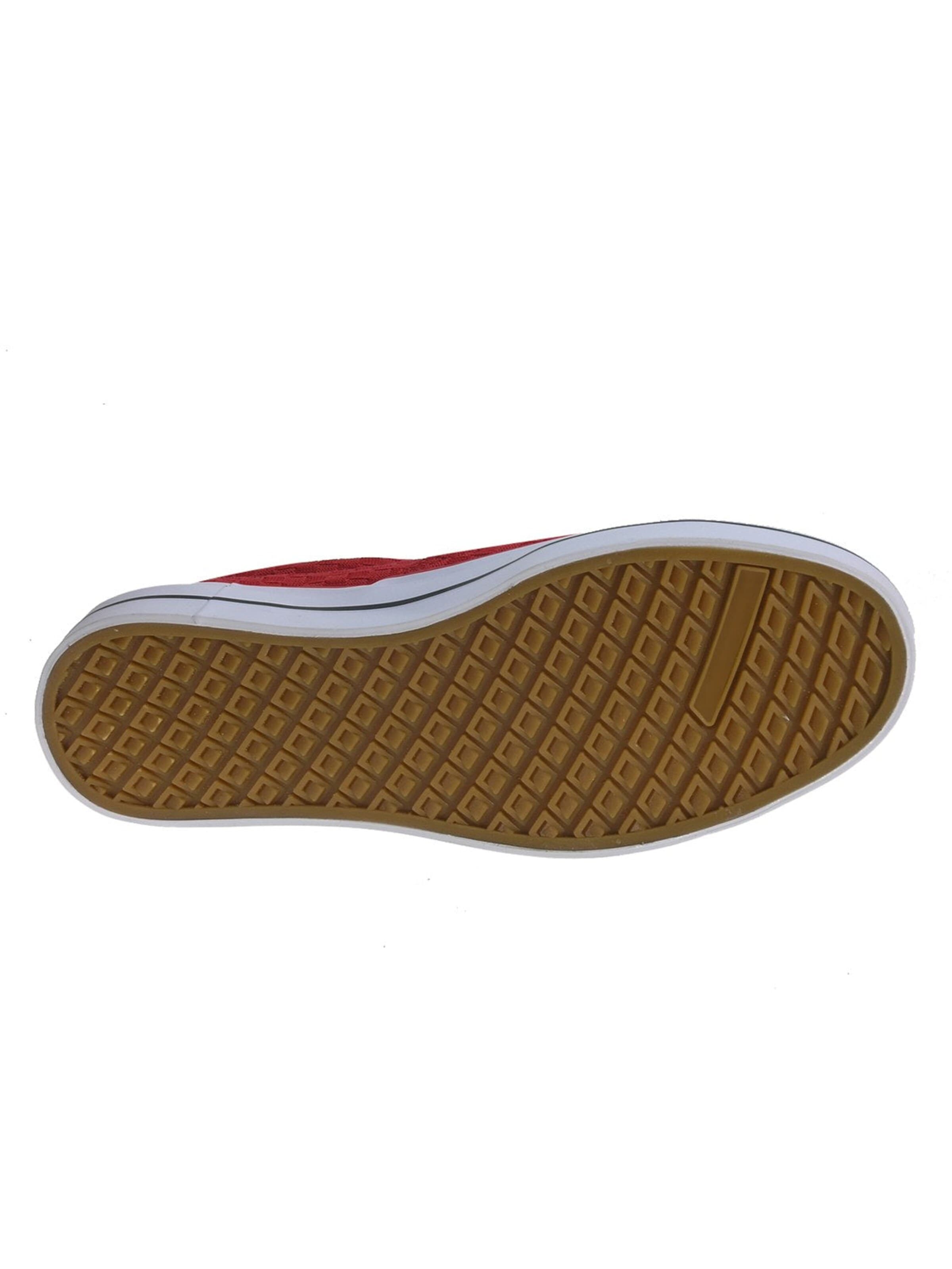 Beppi - Zapatos con cordón 'Canvas Shoe' en rojo