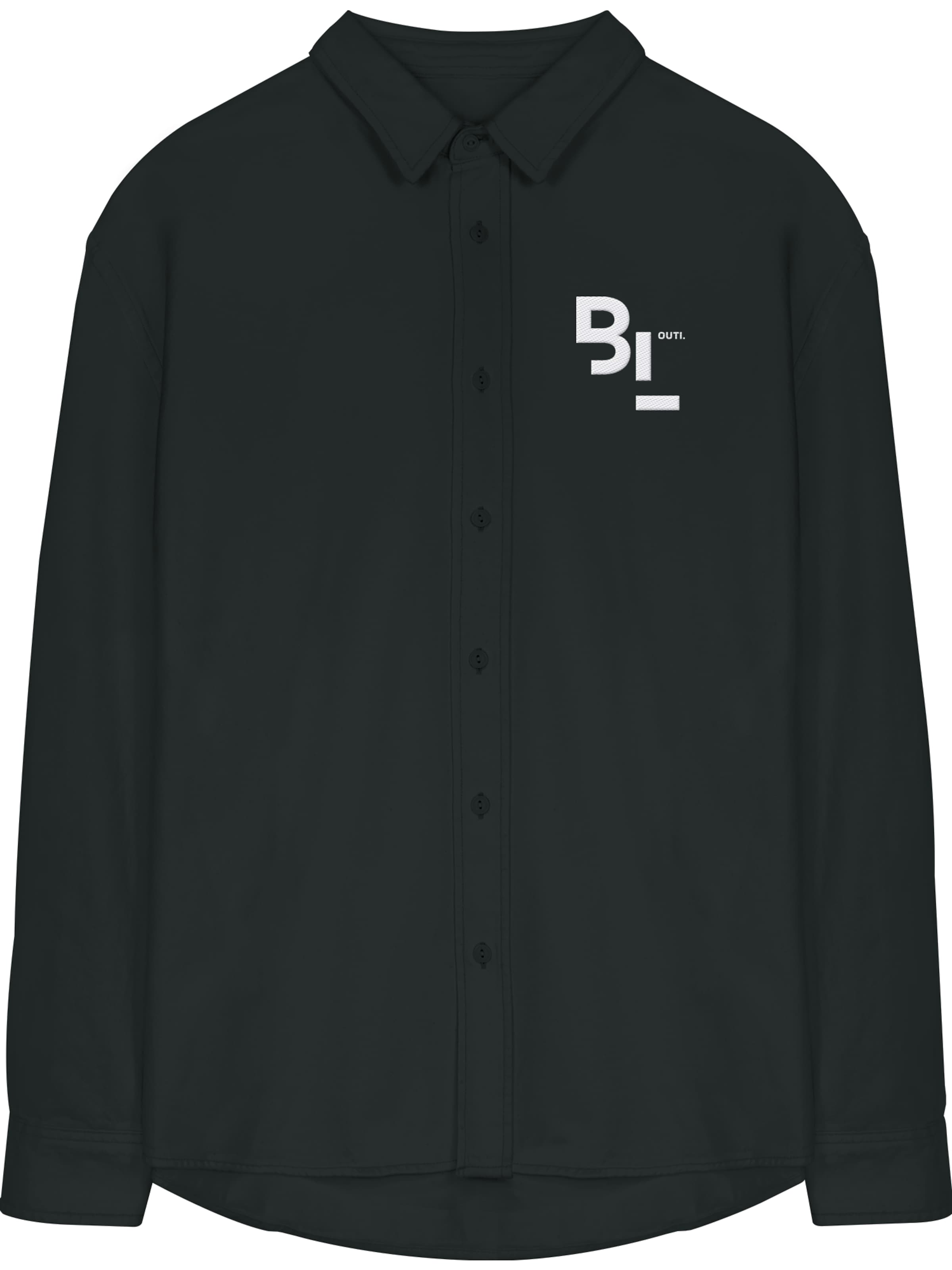 ByLouti Brand Fashion Shirt 'CAli Style' in Grey: front