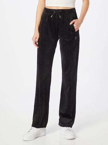 Juicy Couture Loosefit Broek 'Tina' in Zwart: voorkant