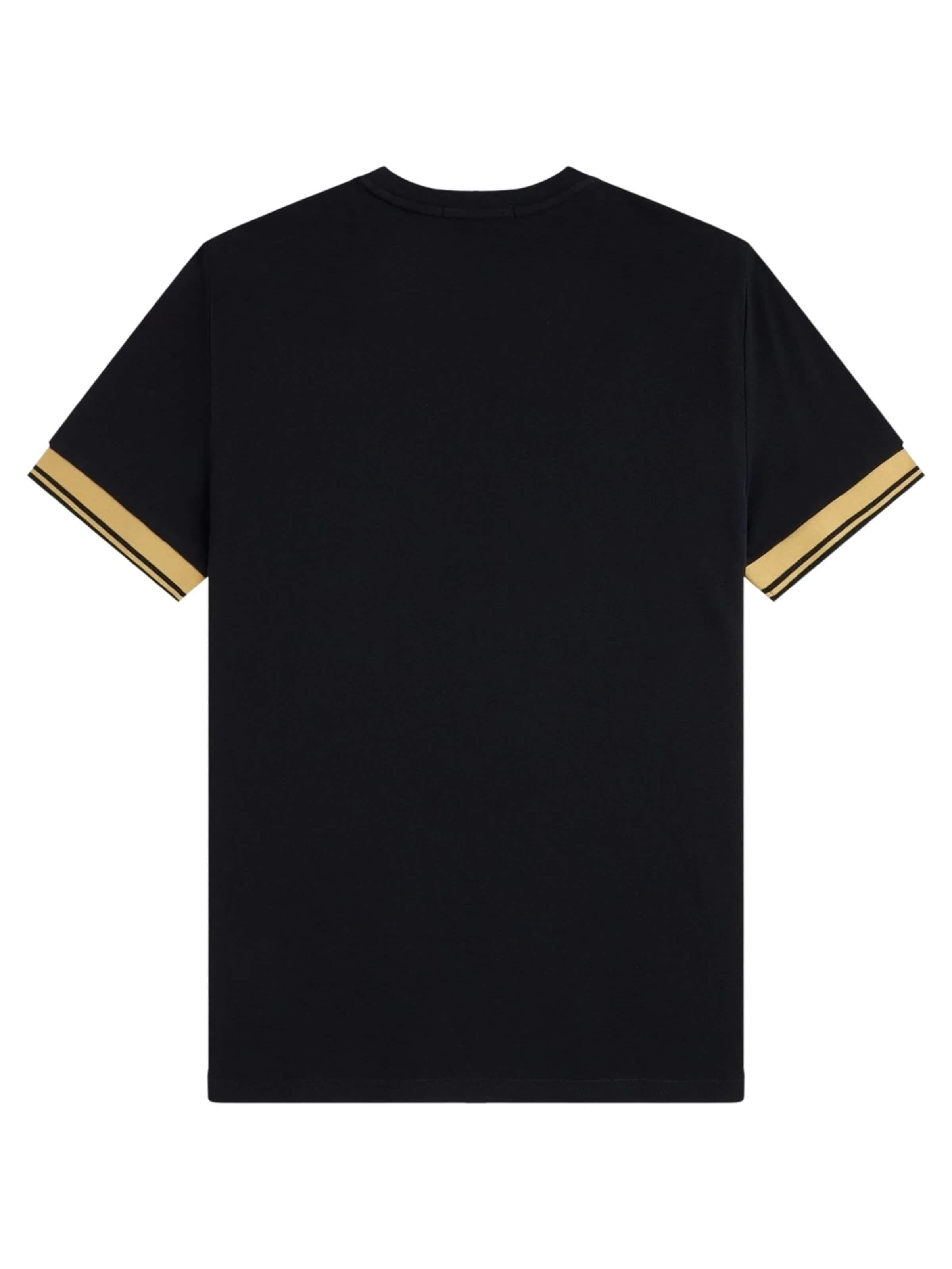 T-Shirt 'Camiseta fred perry marino twin tipped cuff t-shirt' Fred Perry en noir
