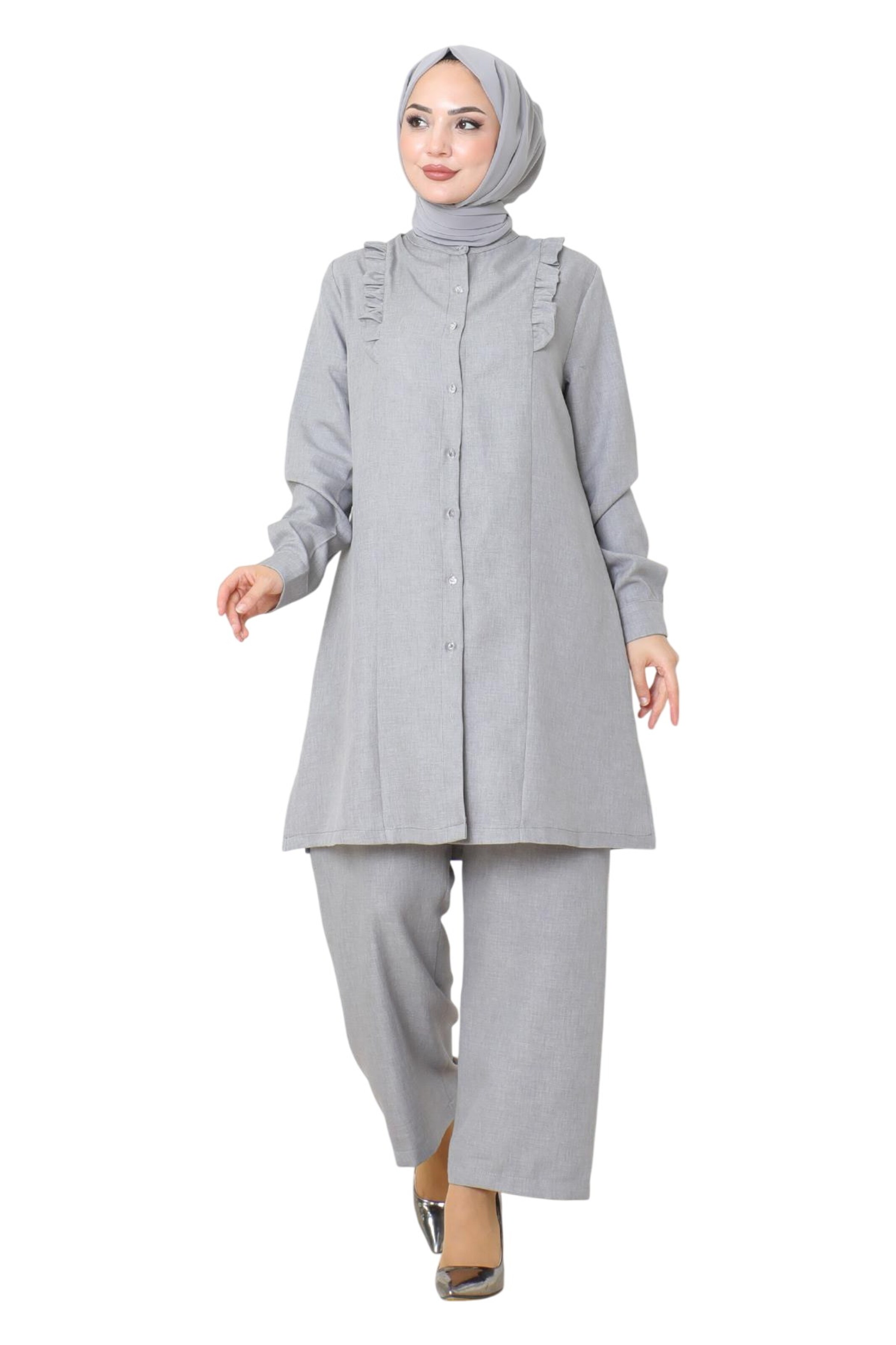 MODAMIHRAM Broekpak in Grijs